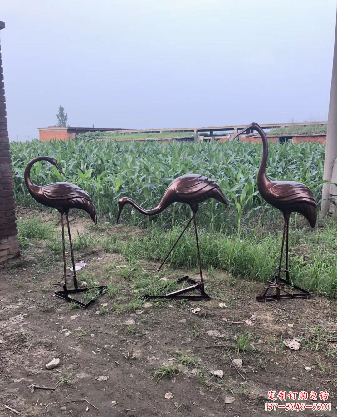 周口仙鹤雕塑