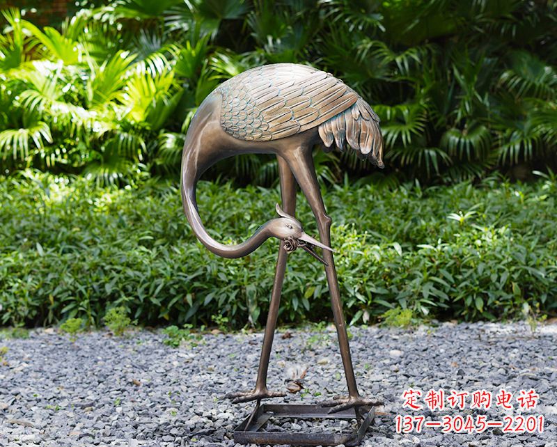 周口仙鹤雕塑喷泉