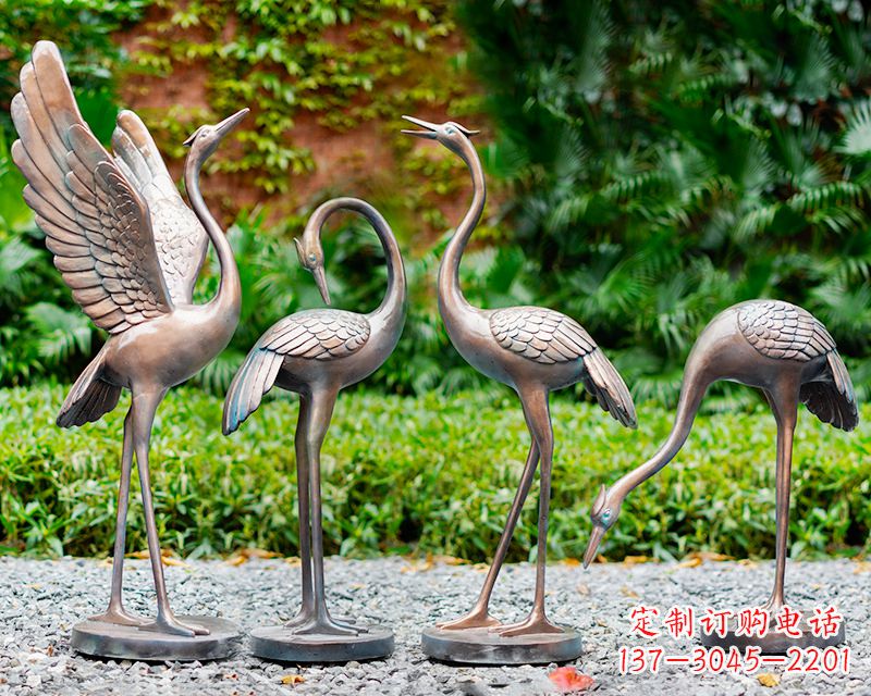 周口仙鹤雕像