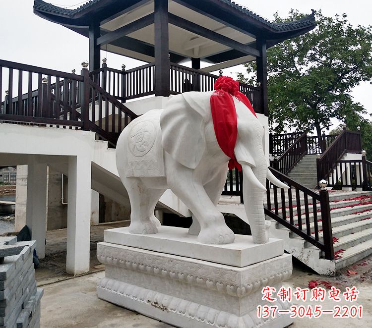 周口小孩大象石雕