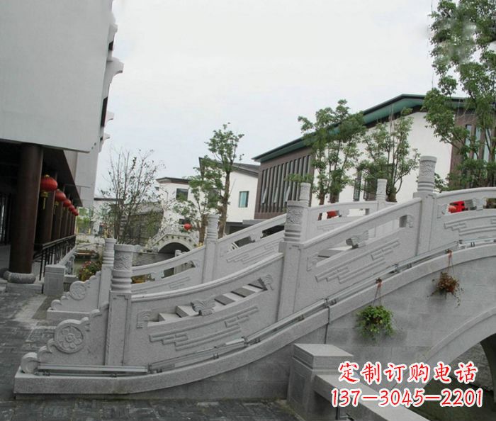 周口小区景观大理石拱桥