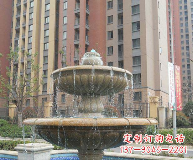 周口小区景观大理石喷泉石雕