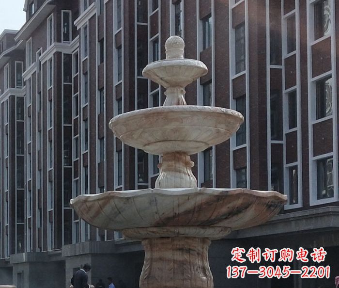 周口小区景观大型喷泉石雕 (6)
