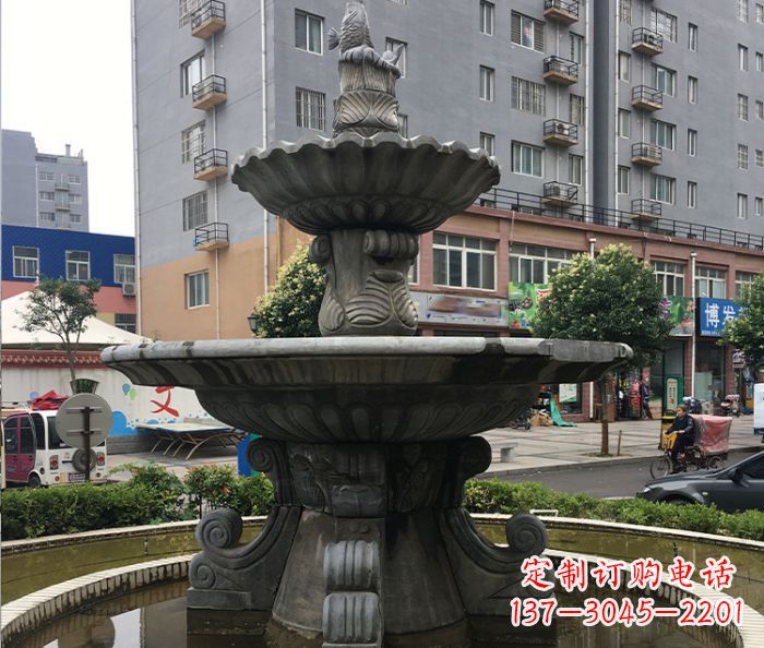 周口小区景观仿古喷泉石雕