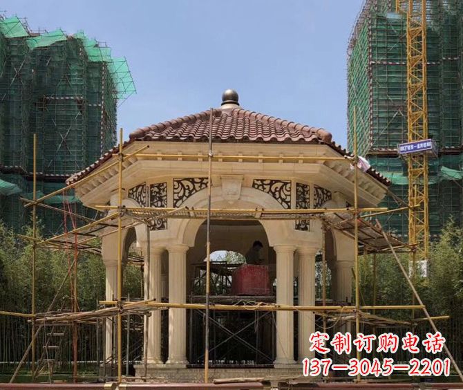 周口小区景观欧式凉亭石雕