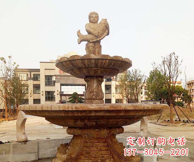 周口小区景观欧式喷泉石雕