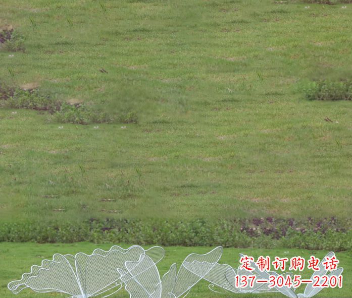 周口小区镂空蝴蝶不锈钢摆件雕塑