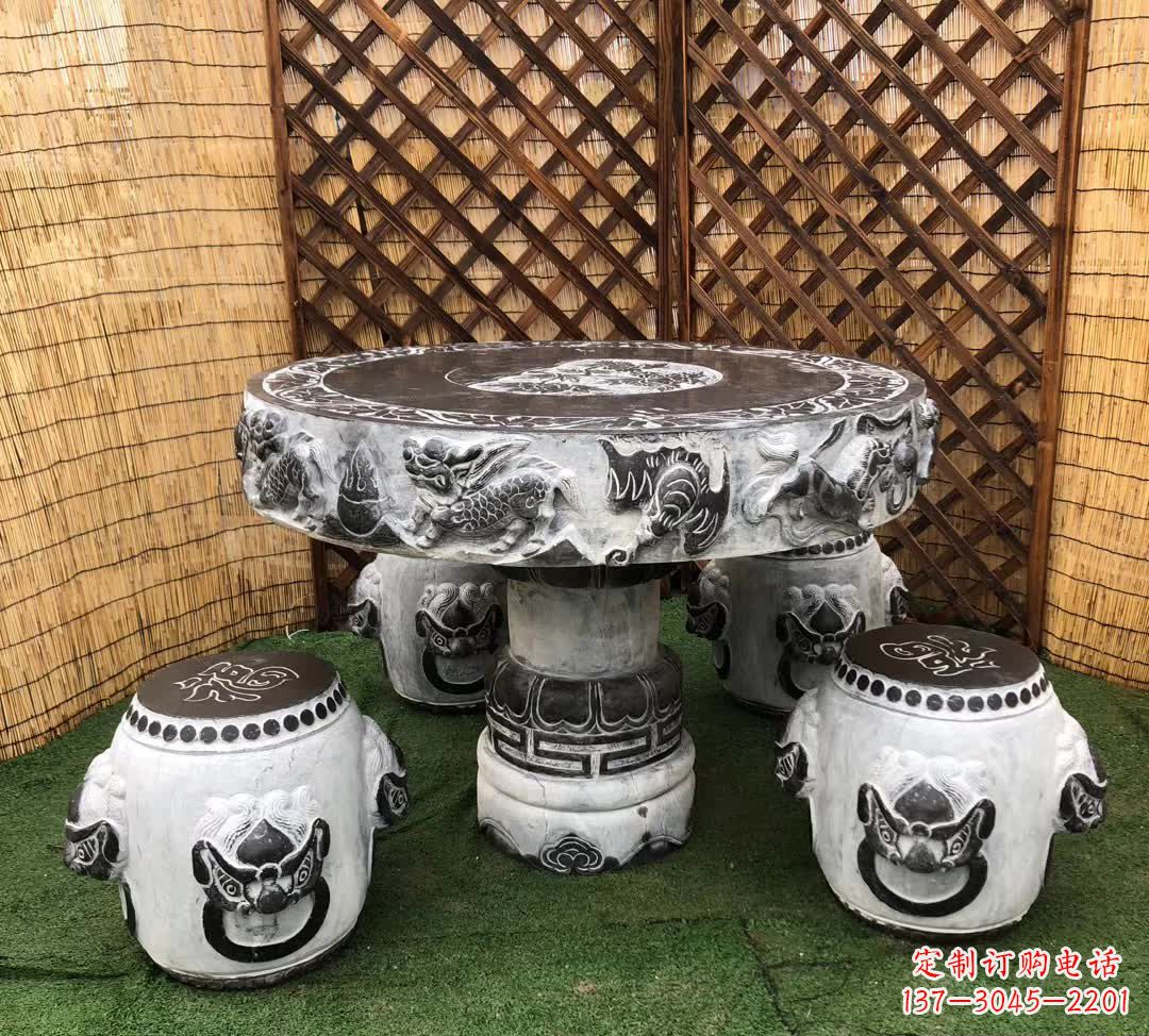 周口小区休闲创意石桌凳