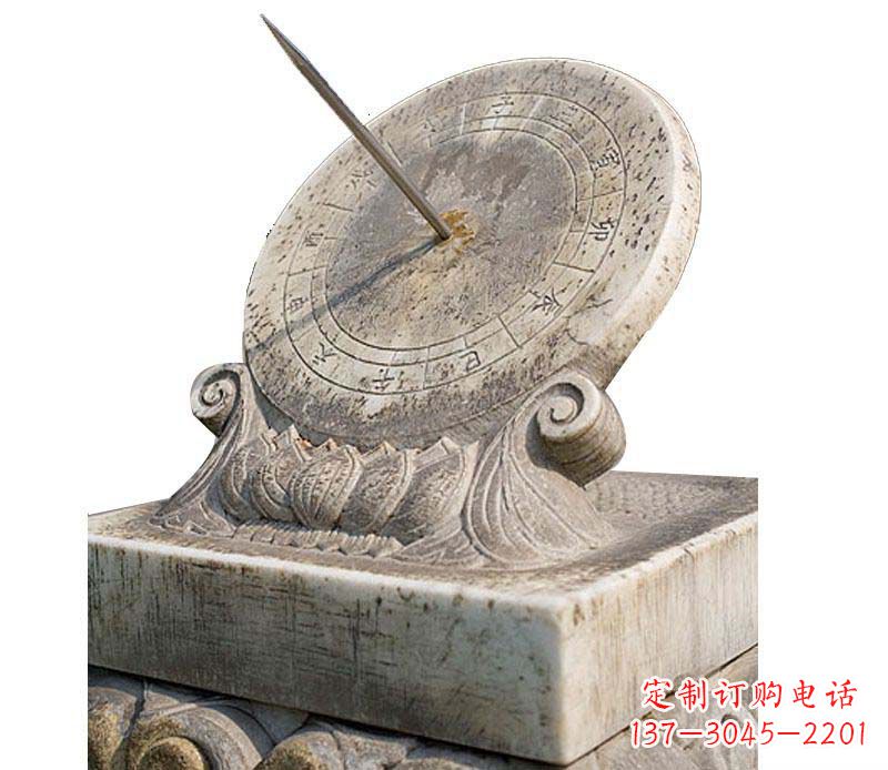 周口校园大理石日晷景观石雕