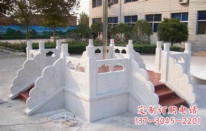 周口校园汉白玉升旗台
