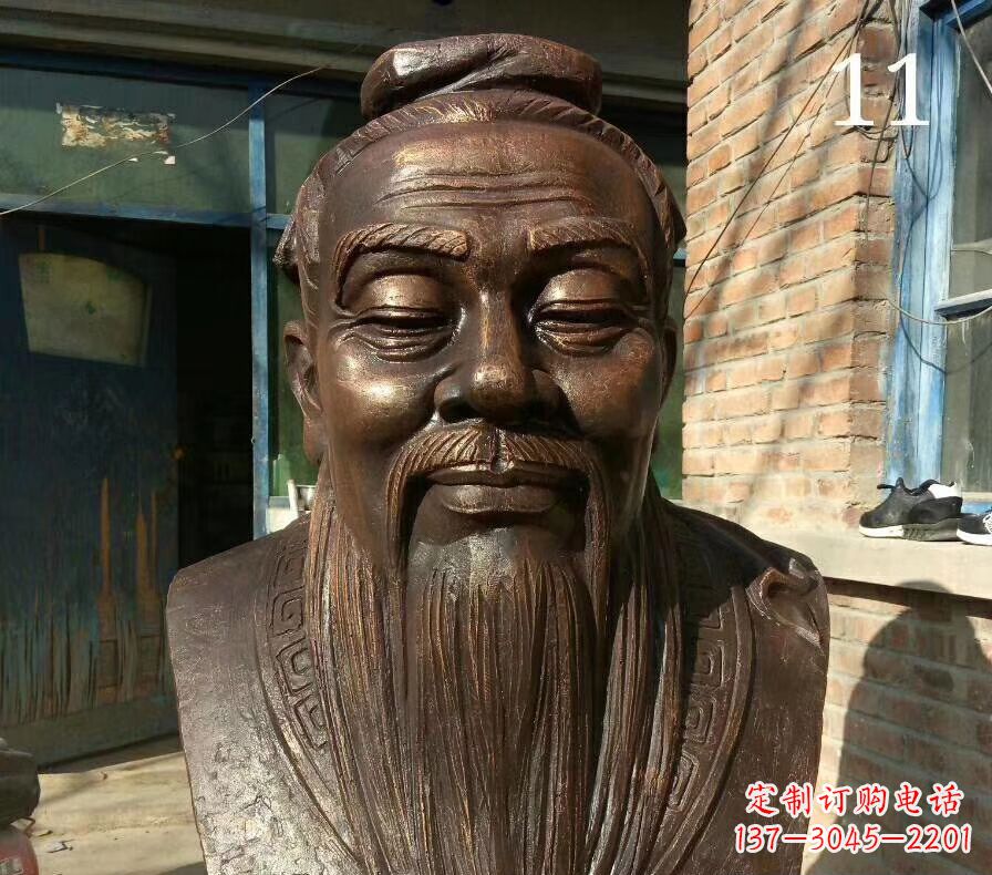 周口校园名人铜雕 人物雕塑
