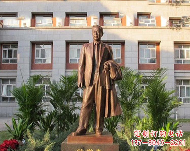 周口校园钱学森铜雕