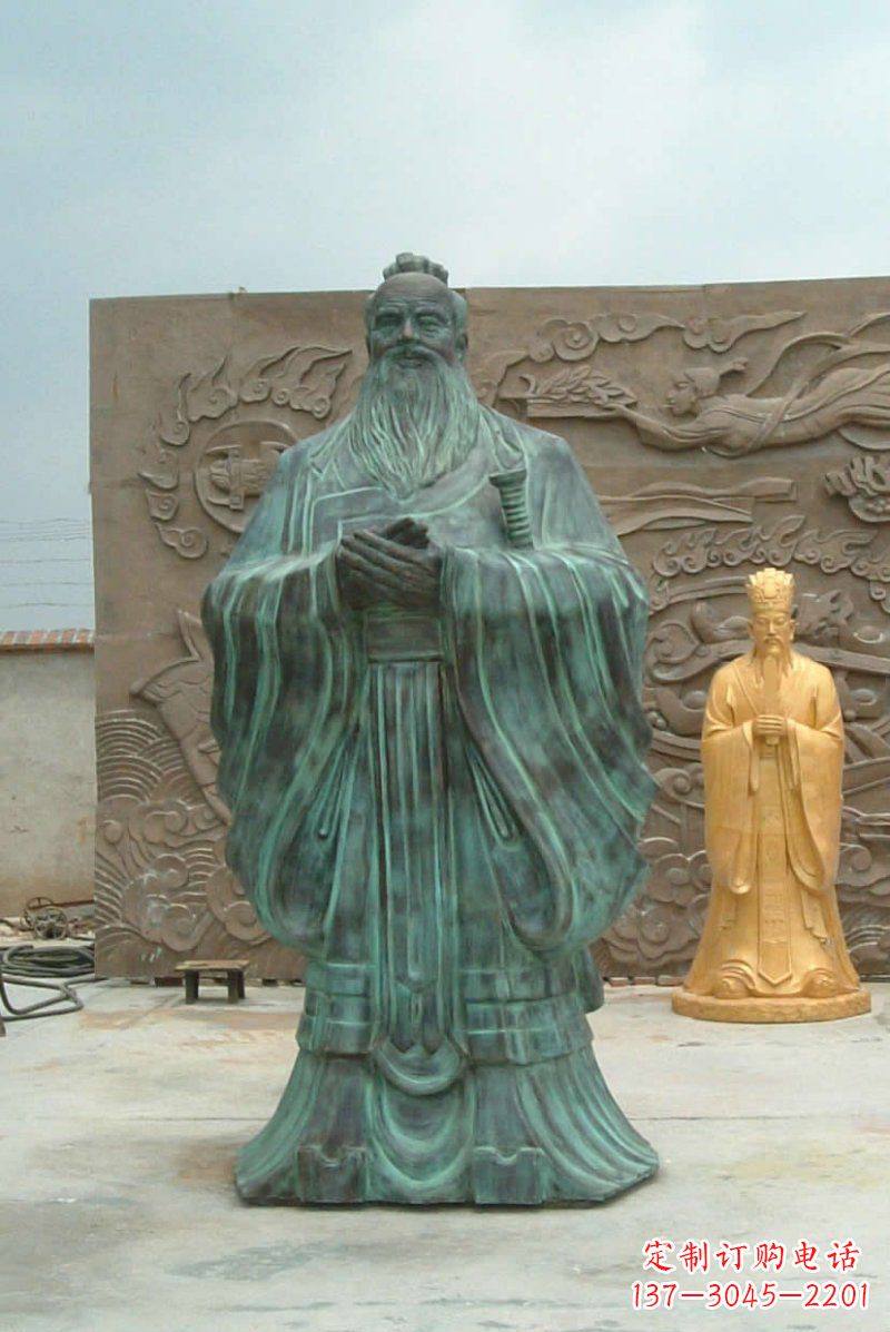 周口校园青铜仿古孔子