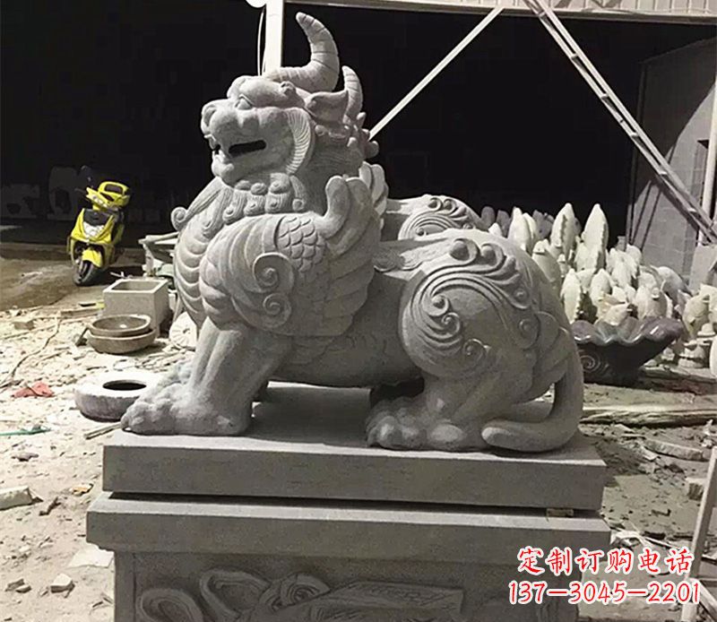 周口獬豸法院门口石雕