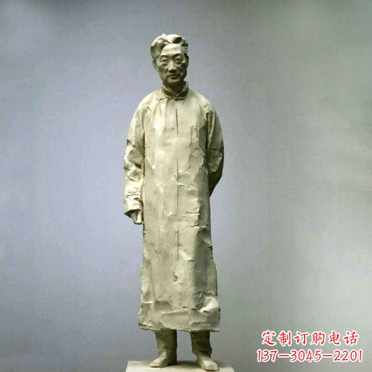 周口徐悲鸿雕塑像石雕历史名人雕像