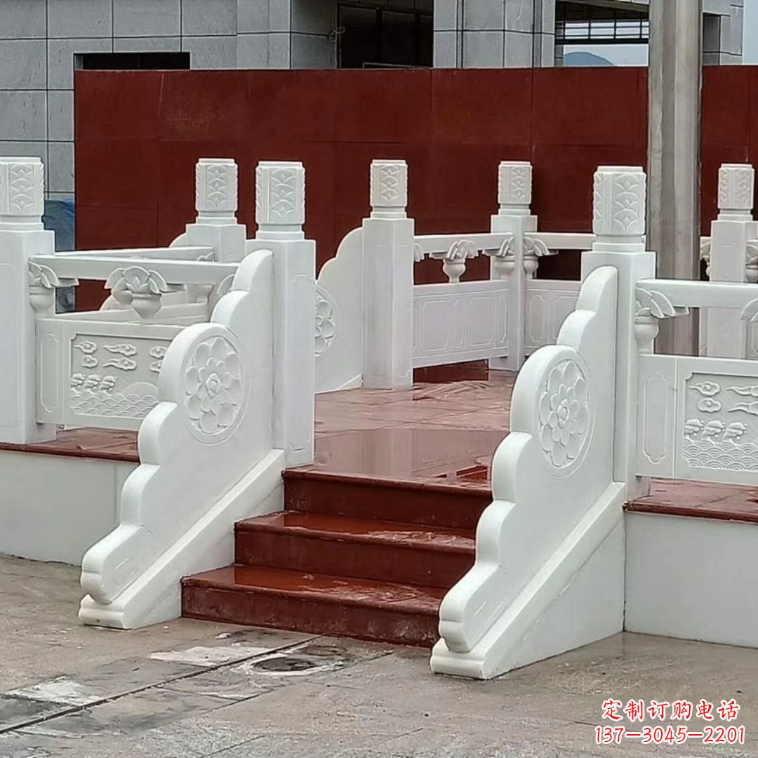 周口学校校园国旗台石雕