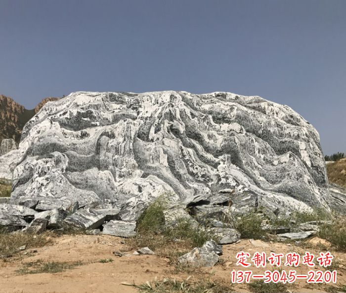 周口雪浪石假山公园景观石雕 (2)