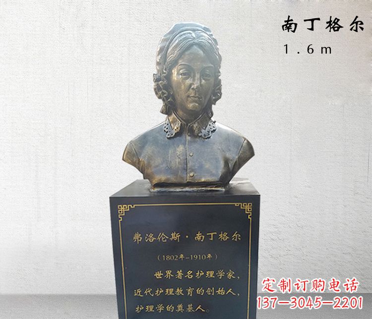 周口医院南丁格尔胸像铜雕