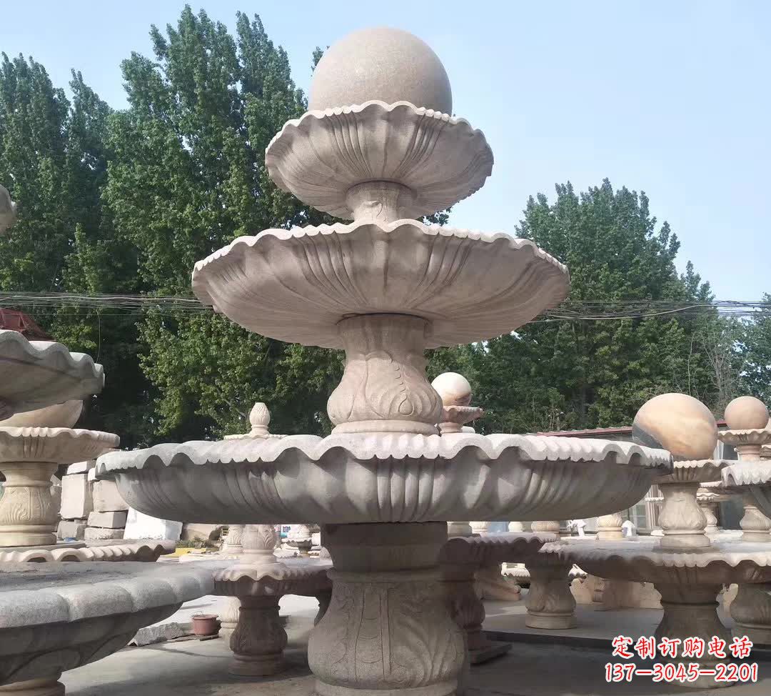 周口音乐风水球石雕