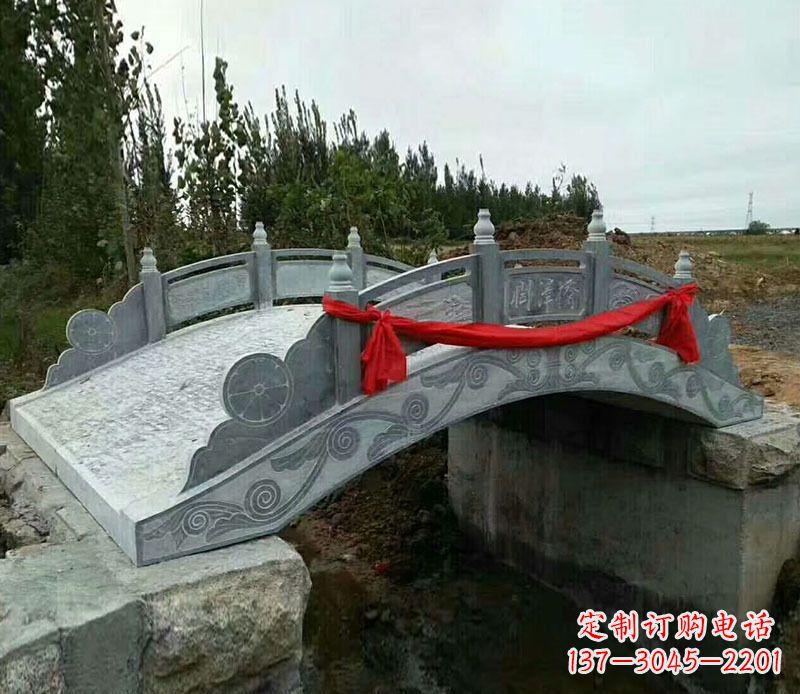 周口园林仿古石拱桥景观雕塑