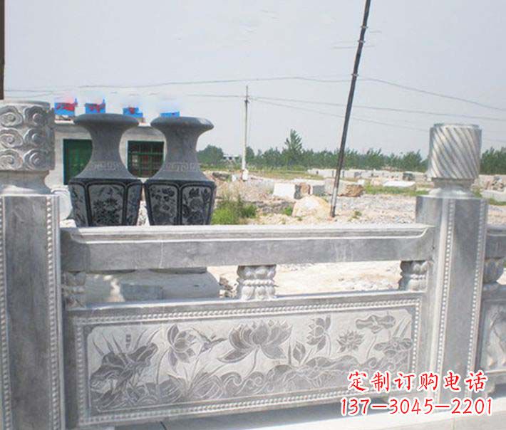 周口园林仿古石栏板景观石雕 (3)