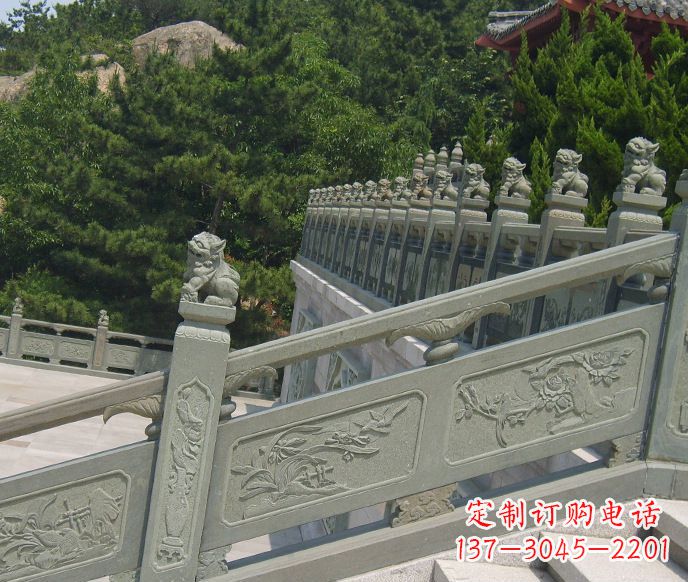 周口园林仿古石栏板景观石雕 (4)