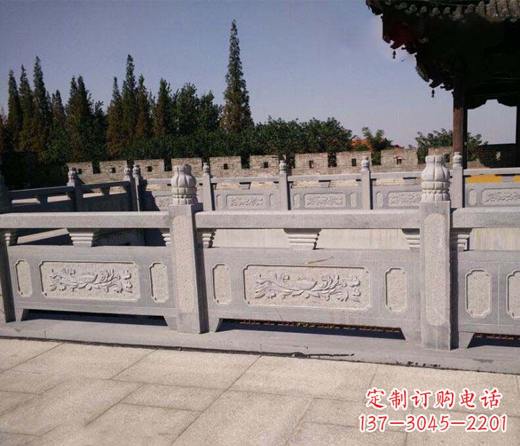 周口园林仿古石栏板景观石雕 (2)