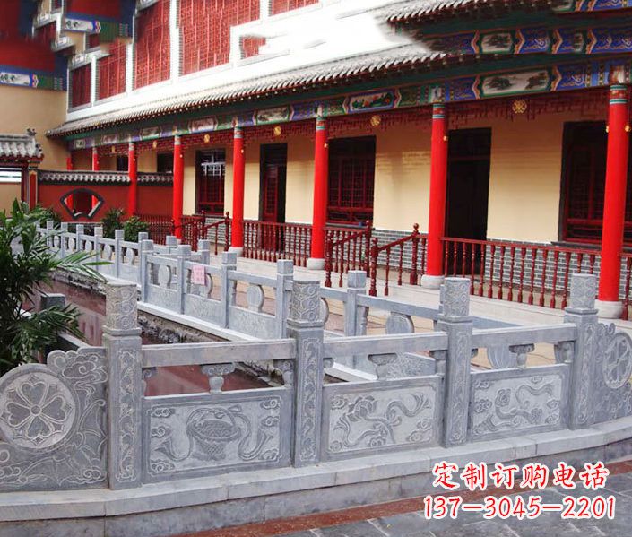 周口园林仿古石栏板景观石雕 (12)