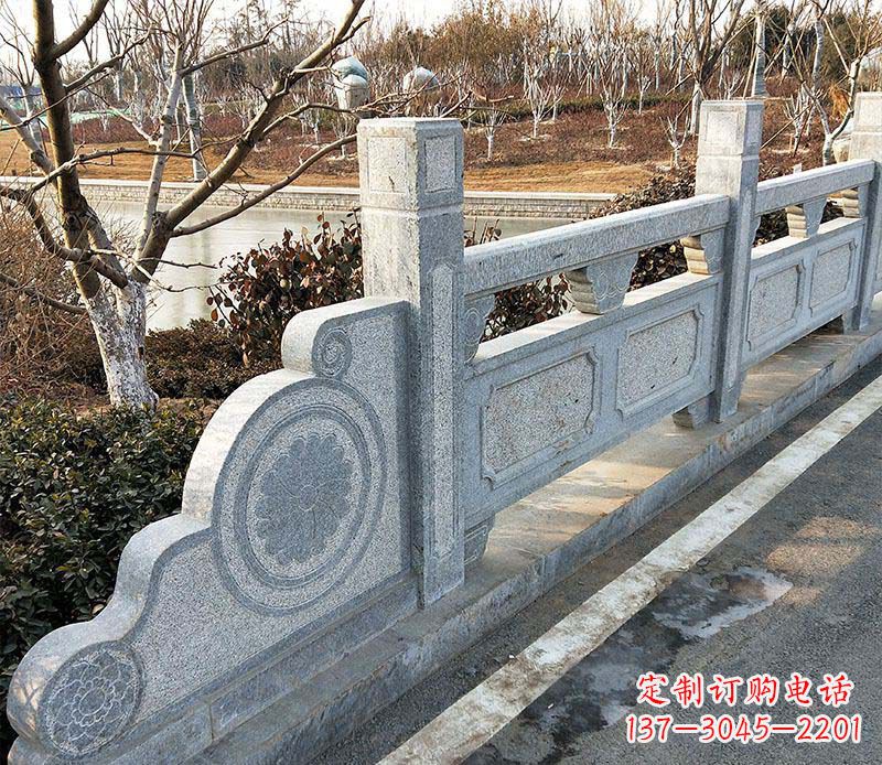 周口园林仿古石栏板景观石雕_1