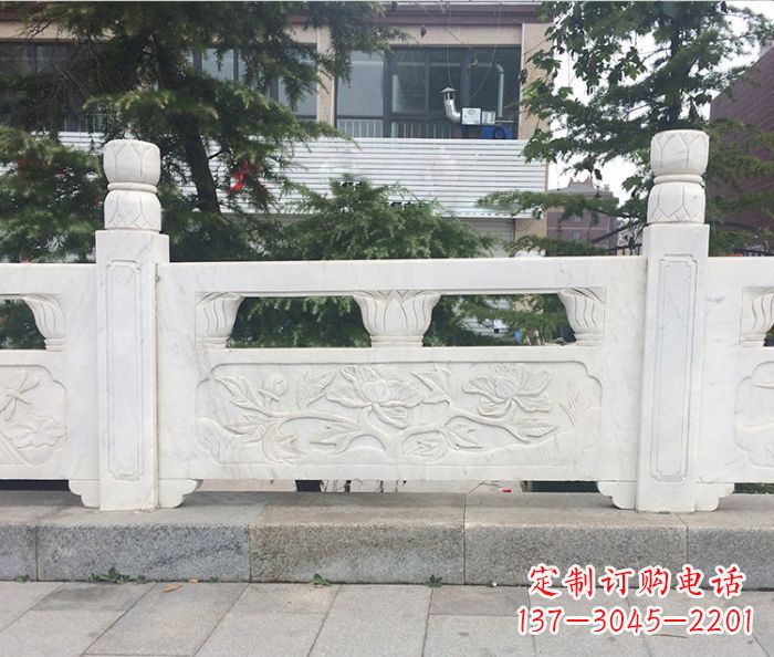 周口园林景观大理石浮雕栏板 (2)