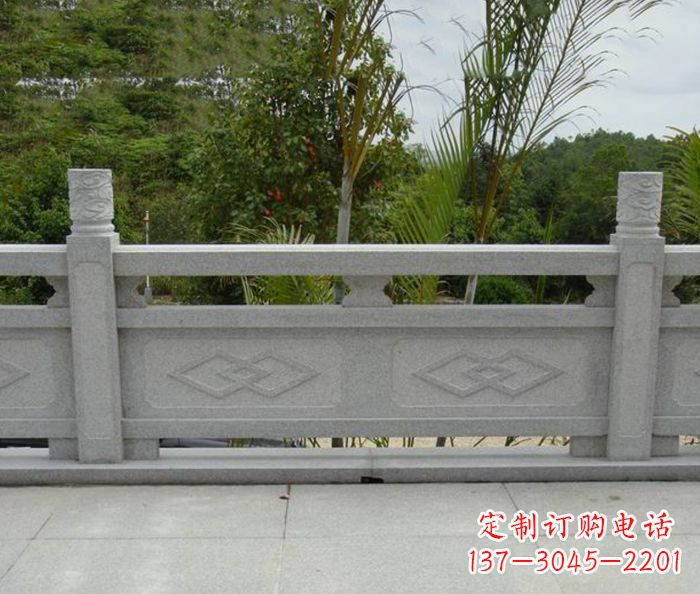周口园林景观大理石栏板雕塑 (3)