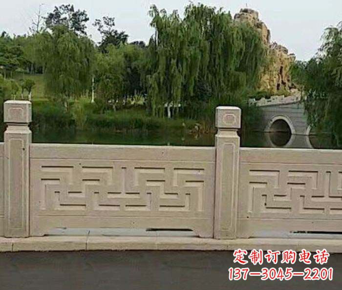 周口园林景观大理石栏板石雕 (4)