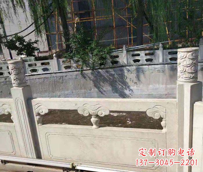 周口园林景观大理石栏板石雕 (6)