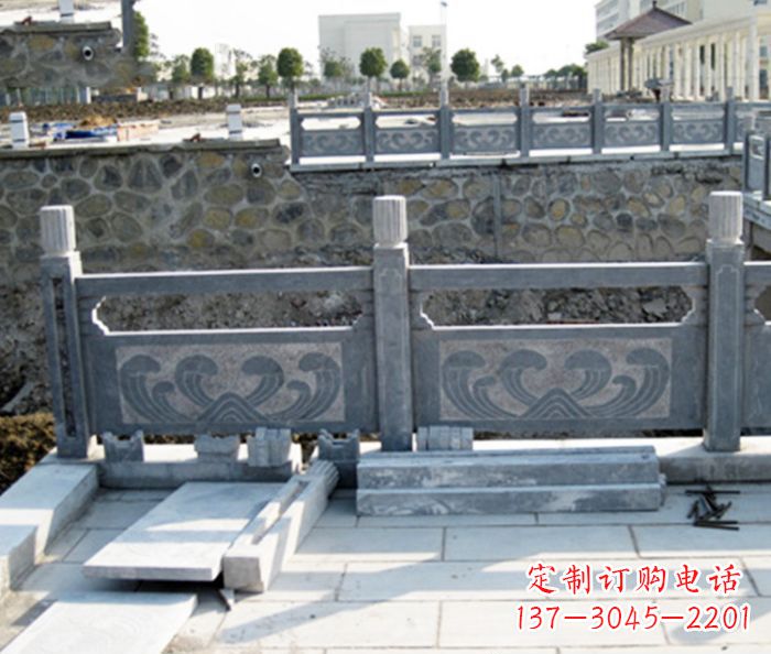 周口园林景观大理石栏板石雕 (11)