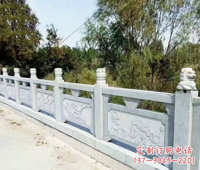 周口园林景观大理石栏板石雕_1
