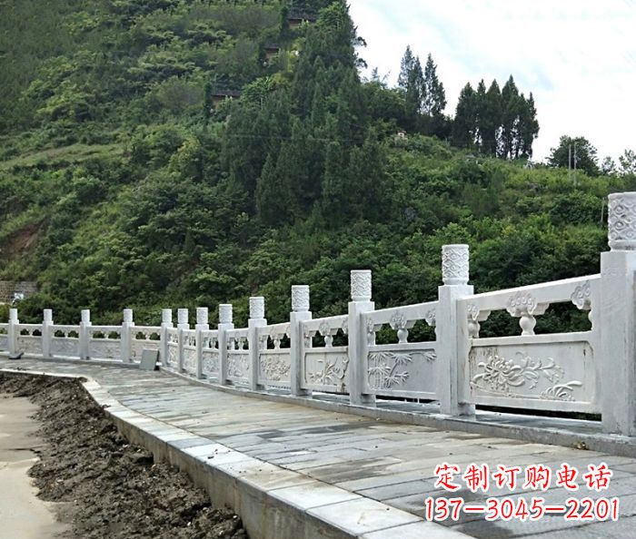 周口园林景观大理石栏板石雕_2