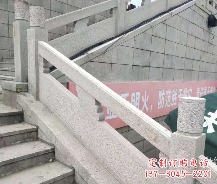 周口园林景观大理石桥栏板石雕_1 (2)
