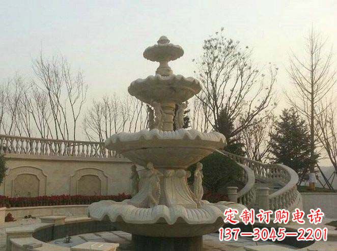 周口园林景观大型喷泉石雕 (2)