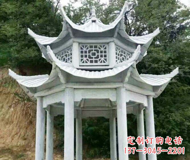 周口园林景观多层凉亭石雕