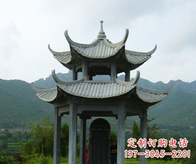 周口园林景观仿古凉亭石雕