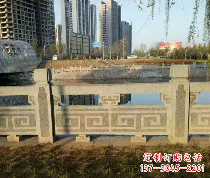 周口园林景观仿古石雕栏板 (3)