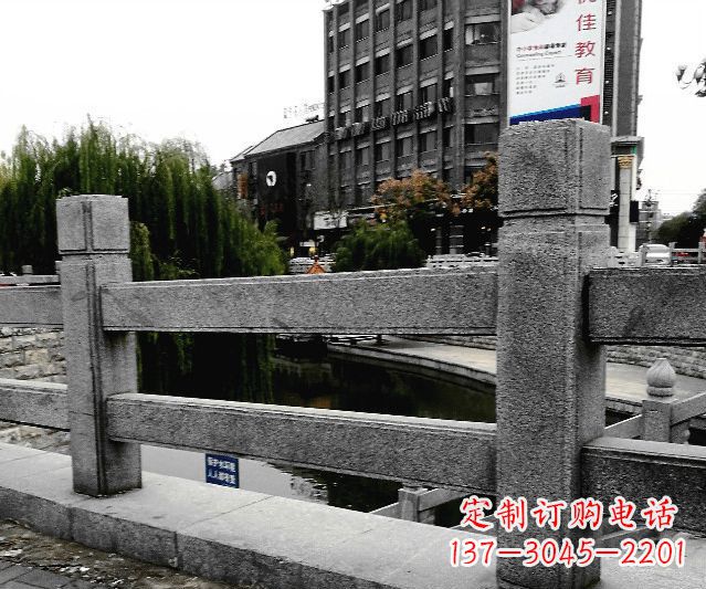 周口园林景观仿古石雕栏板 (9)