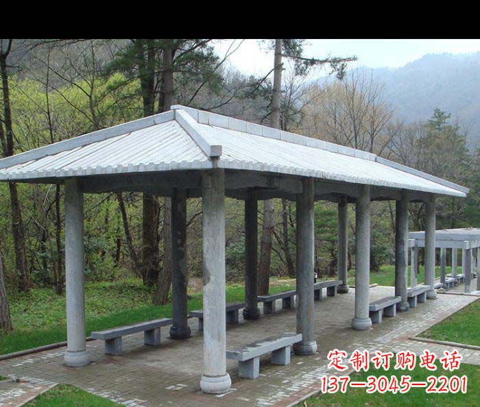 周口园林景观仿古石雕长廊