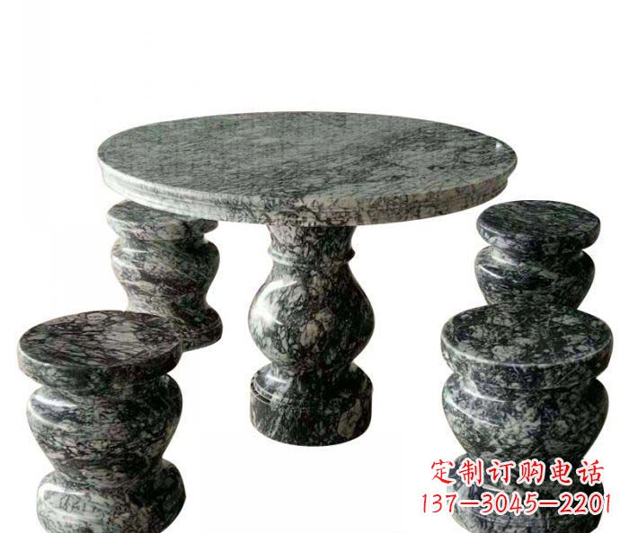周口园林景观圆形石桌凳