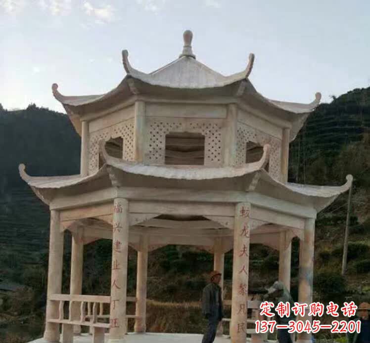 周口园林石雕凉亭