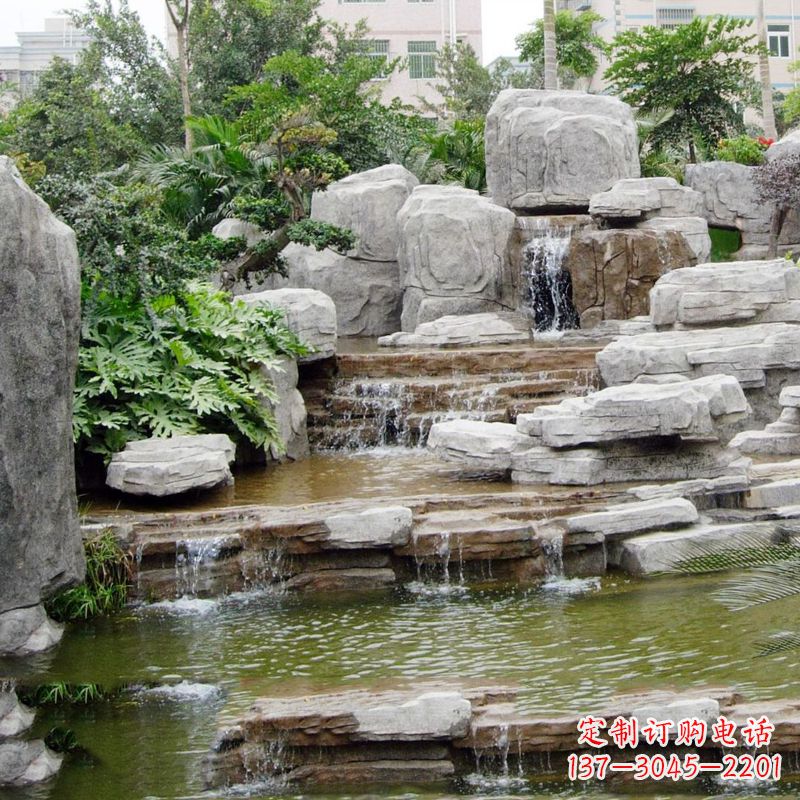 周口园林石头假山流水