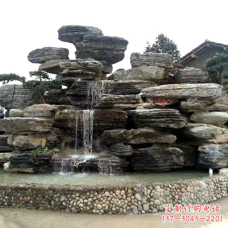 周口园林塑石假山流水