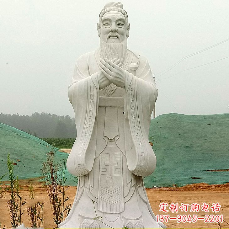 周口沾化二中孔子雕塑塑像