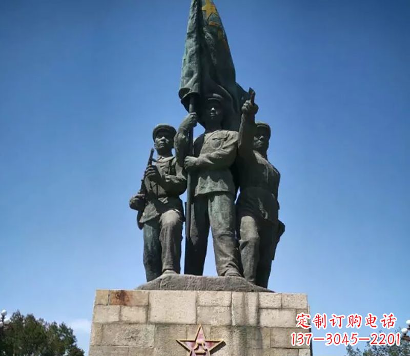 周口战士革命广场铜雕