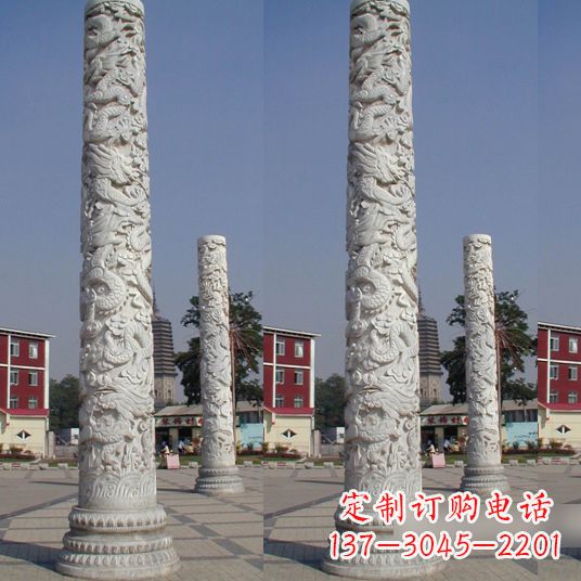 周口中国龙柱雕塑